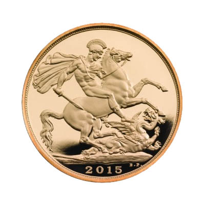 Moneta in oro Sterlina 2015