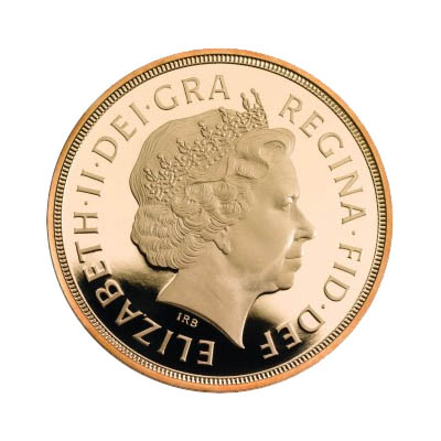 Sterlina moneta in oro 2015